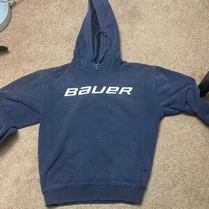Bauer Blue Men's Hoodie